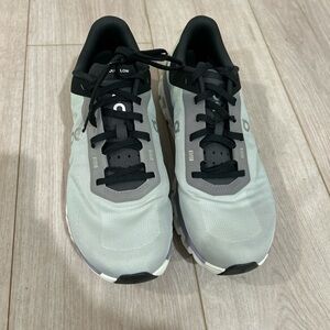 On Running Athletic Shoes in Gray and Black